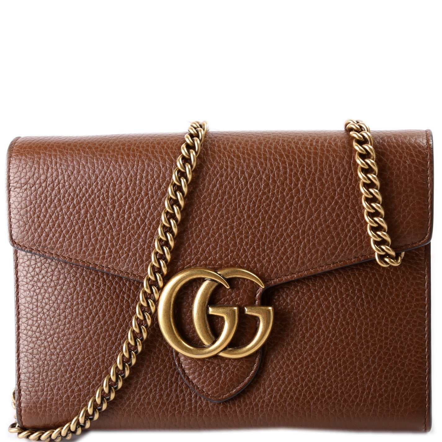 Gucci 401232 Marmont Chain Wallet Bag