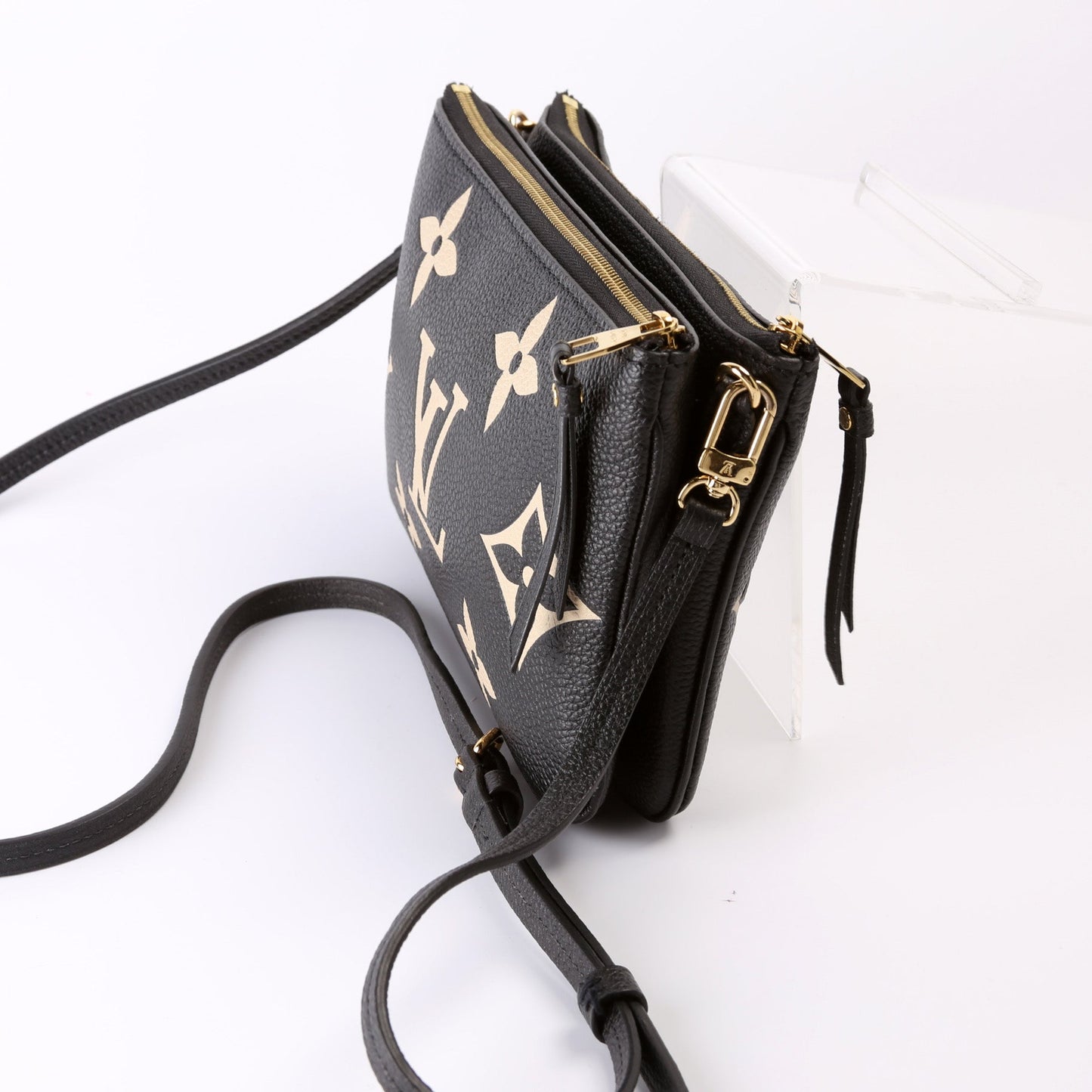 Louis Vuitton Double Zip Pochette Bicolor Empreinte