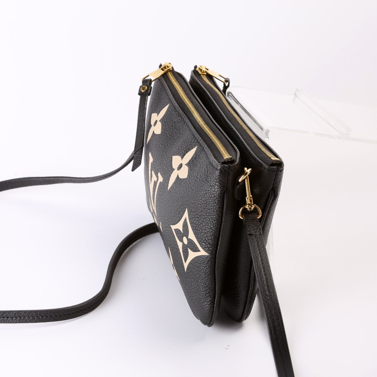 Louis Vuitton Double Zip Pochette Bicolor Empreinte