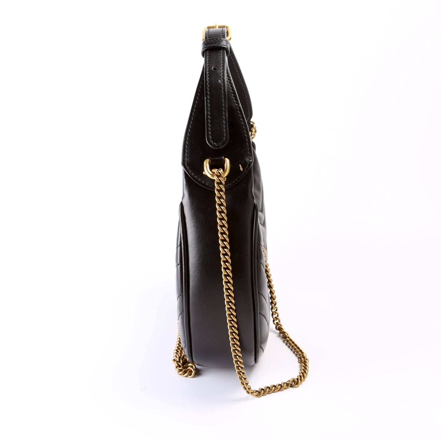 Gucci 699514 GG Marmont Half-Moon Mini Bag