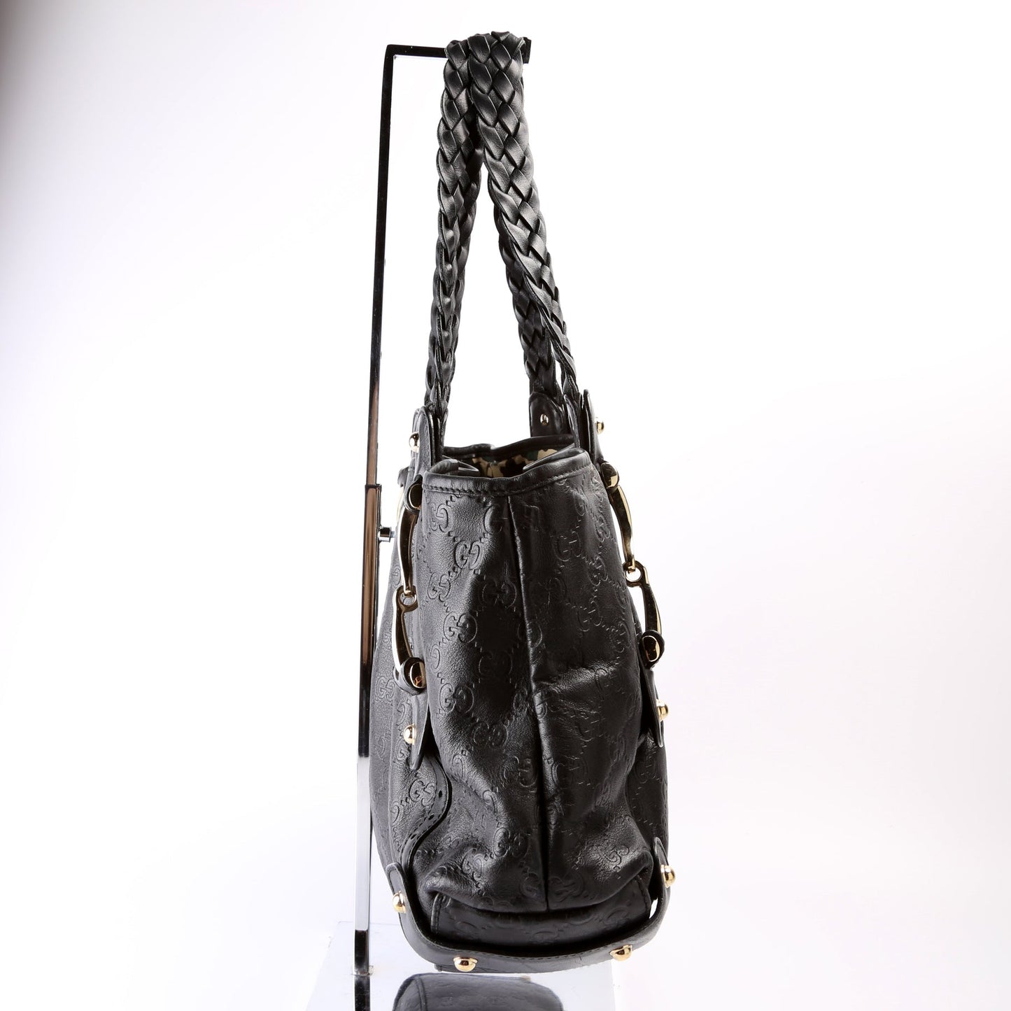 Gucci 162900 Pelham Leather Medium Tote Bag