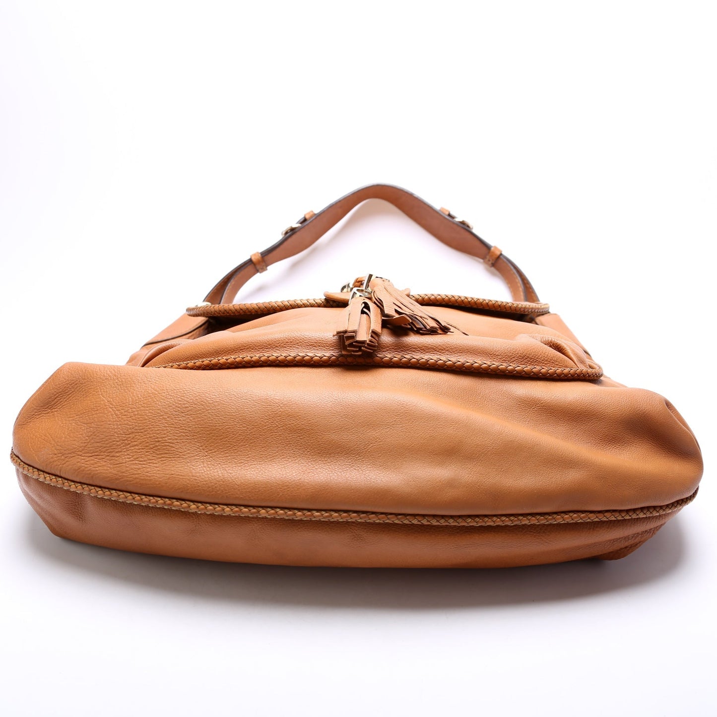 Gucci 257021 Leather Marrakech Flap Hobo Bag