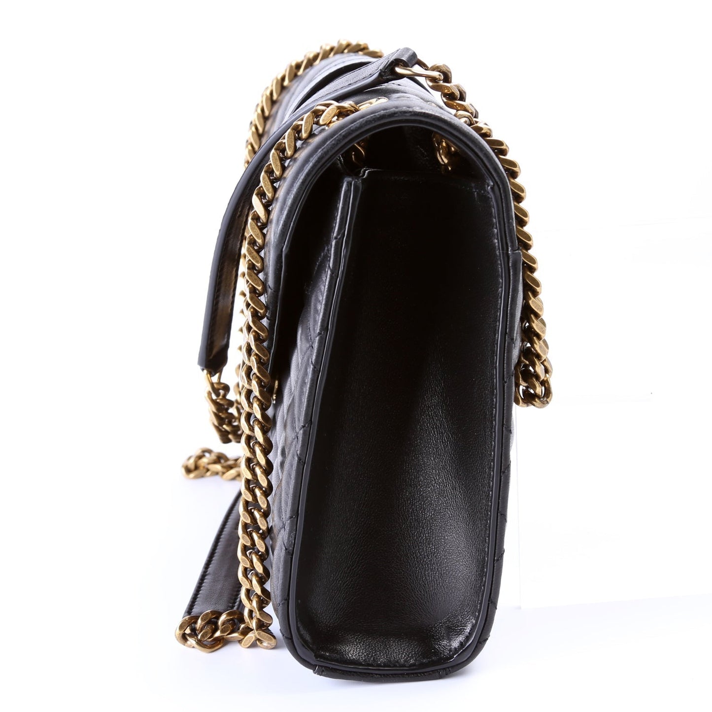 Saint Laurent Envelope Medium Lambskin Nappa Triquilt 600185 Bag