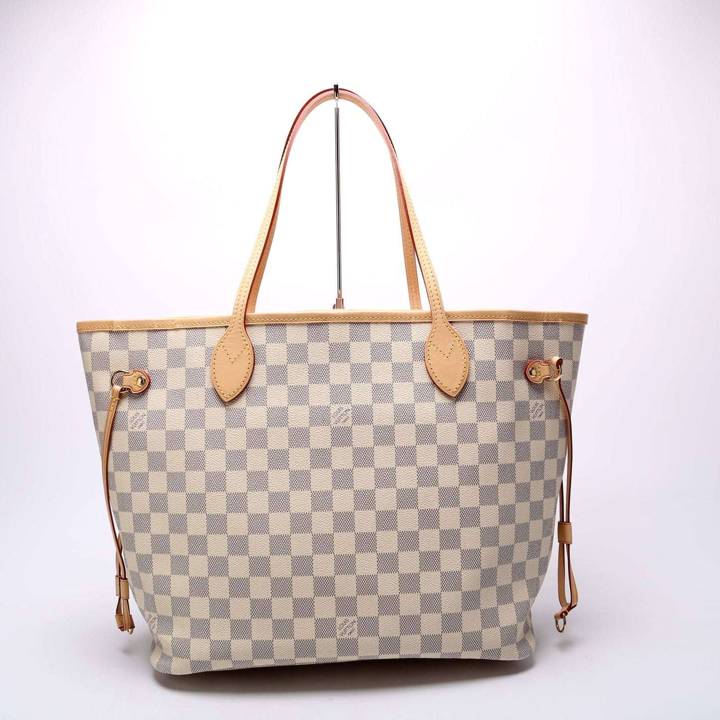 Louis Vuitton Neverfull W/Wallet MM Damier Azur