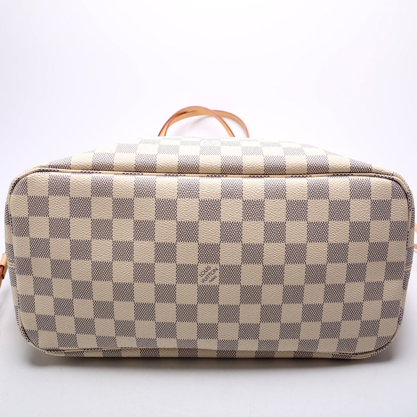 Louis Vuitton Neverfull W/Wallet MM Damier Azur