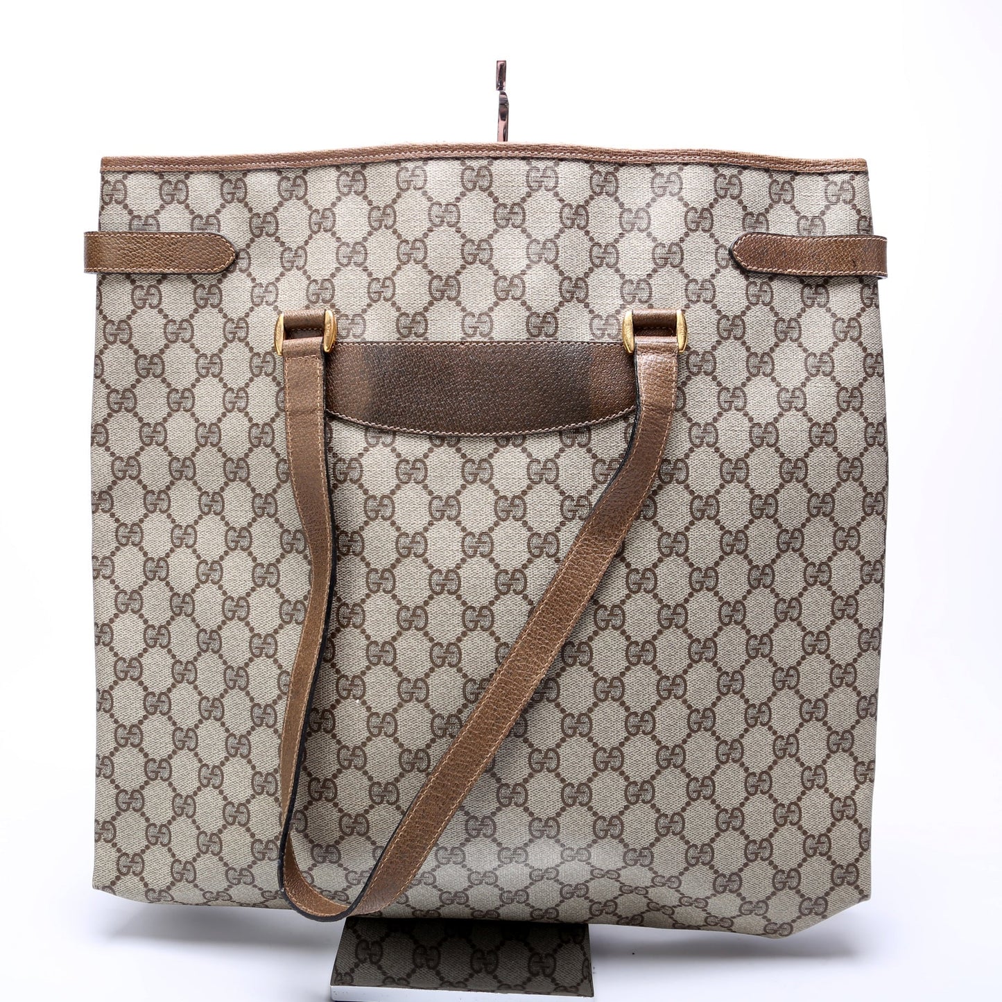 Gucci 39.02.061 GG Supreme Vertical Tote Vintage Bag