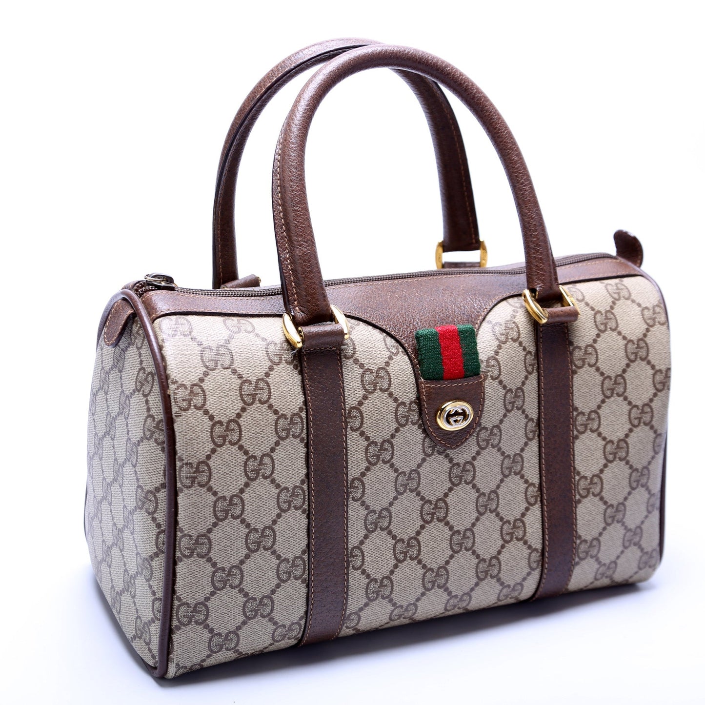 Gucci 39.02.006 GG Supreme Boston Vintage Bag