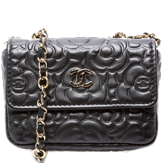 Chanel Camellia Lambskin Belt 31M Bag