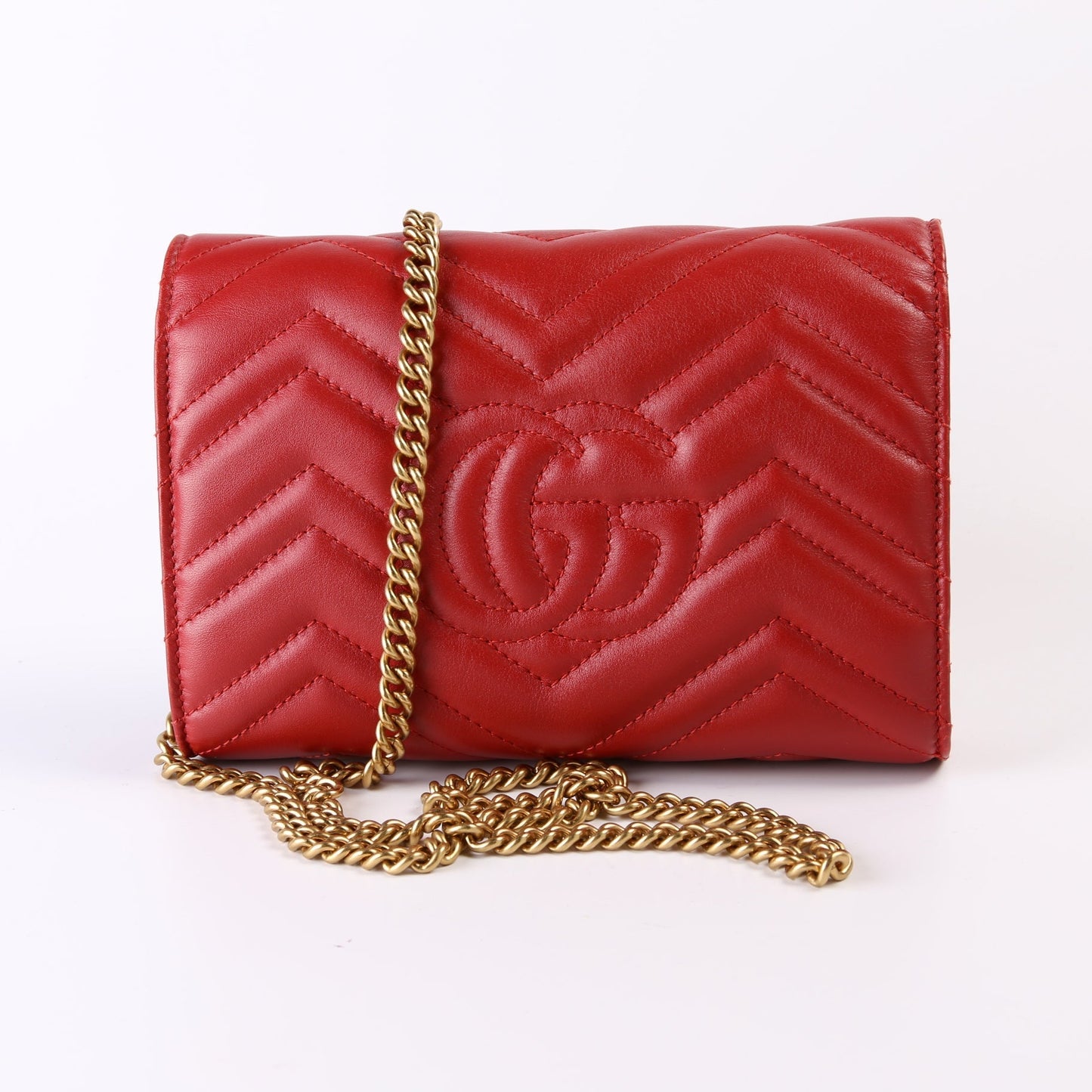 Gucci 474575 Marmont Chain Wallet Bag