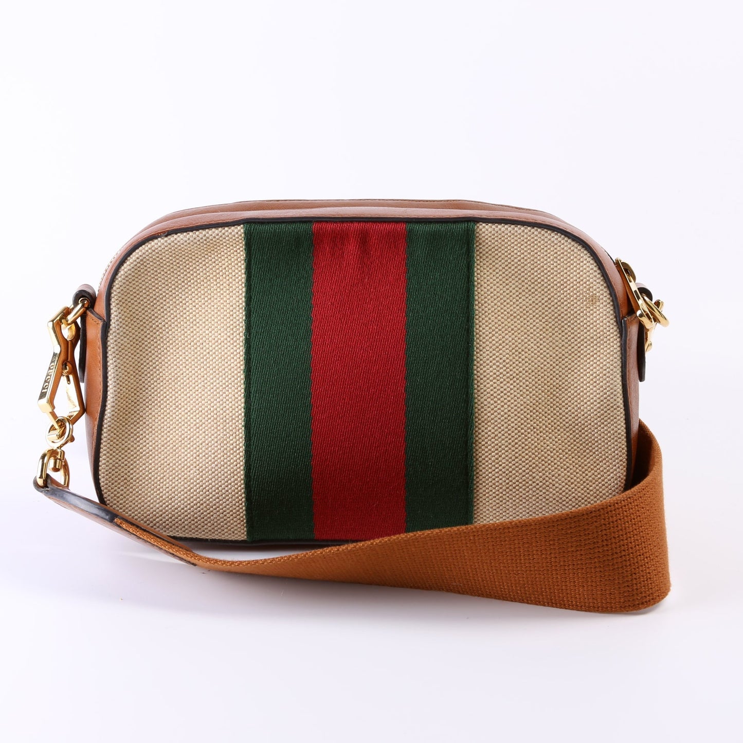 Gucci 575073 Vintage Web Camera Bag