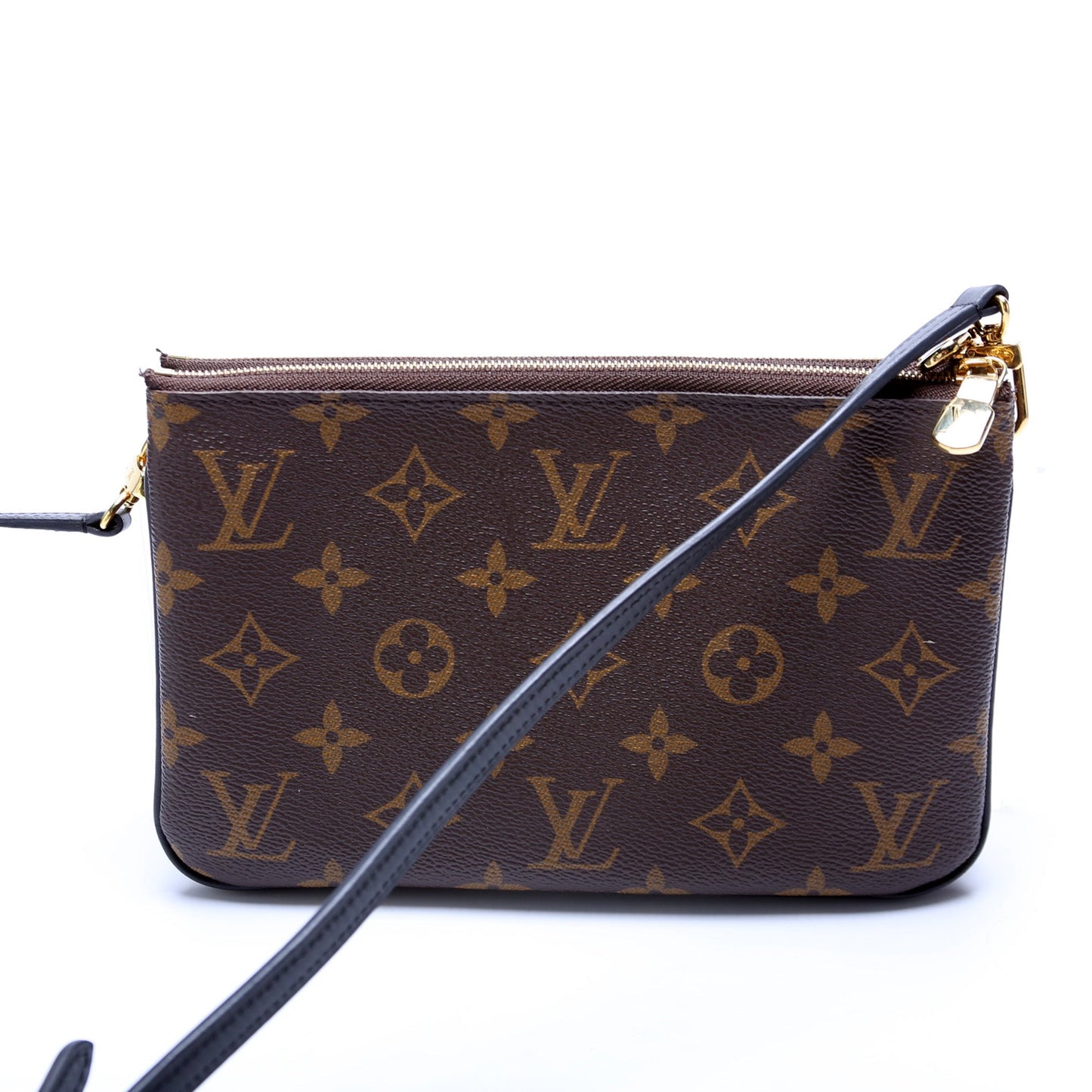 Louis Vuitton Double Zip Pochette Giant Reverse Monogram