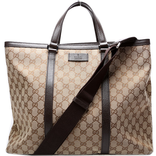 Gucci 449169 GG Canvas Joy Large Tote Bag