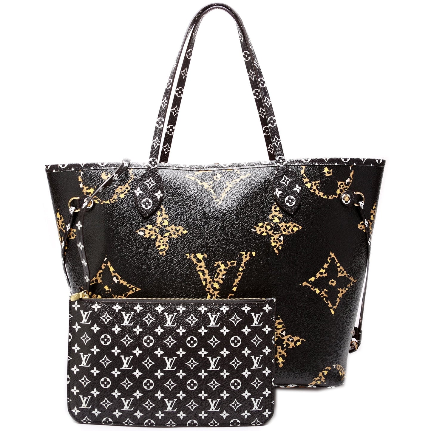 Louis Vuitton Neverfull W/ Wallet MM Jungle