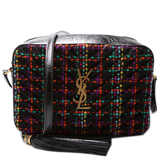 Saint Laurent Lou Camera Tweed 612544 Bag