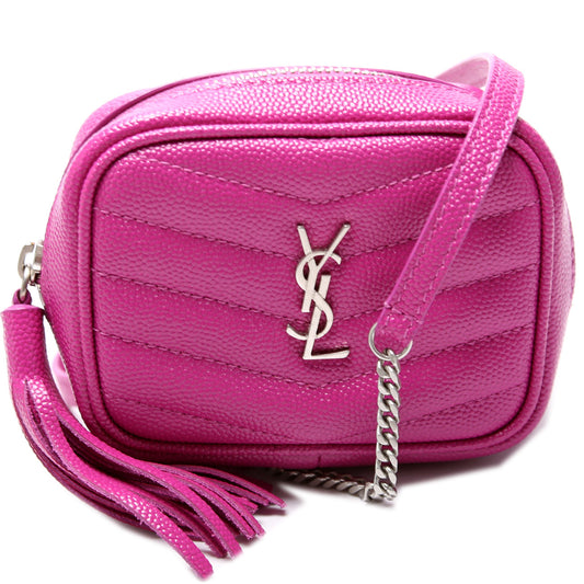 Saint Laurent 635088 Lou Baby Camera Grain De Poudre Bag