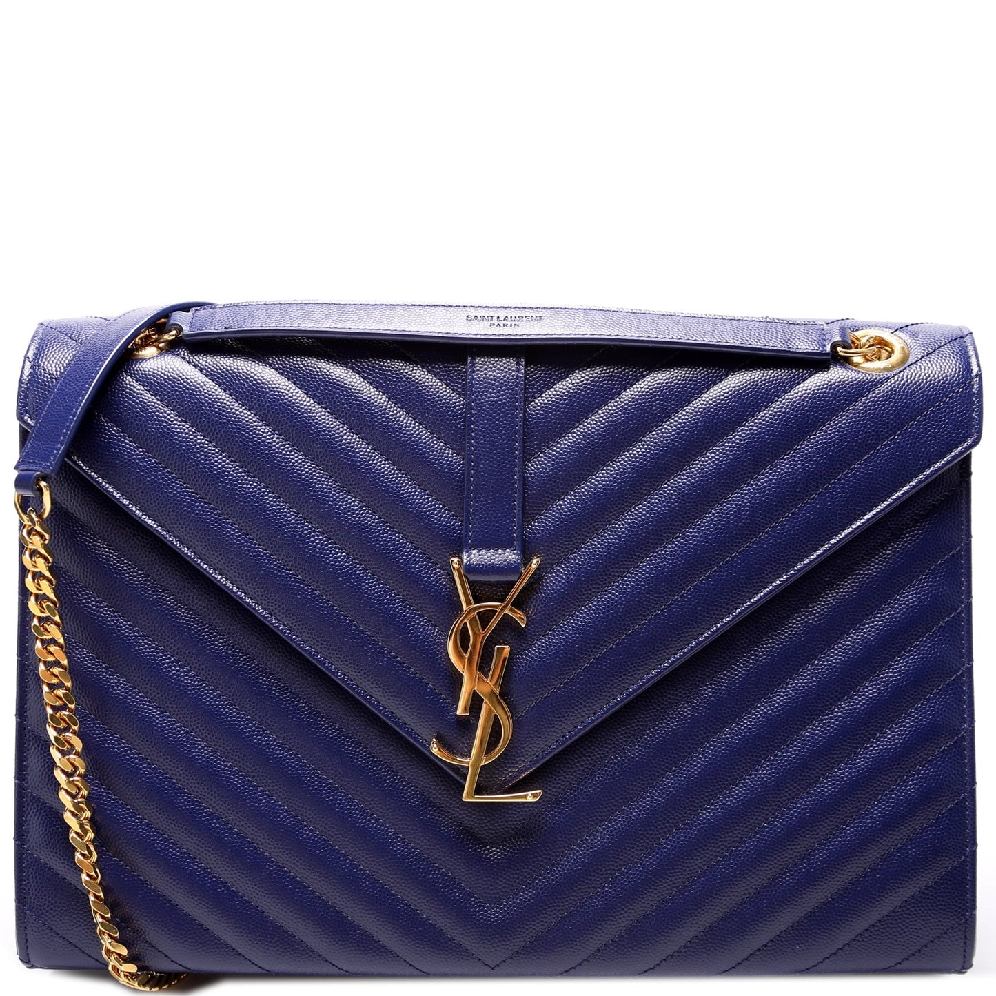 Saint Laurent Envelope Large Chevron 345118 Bag