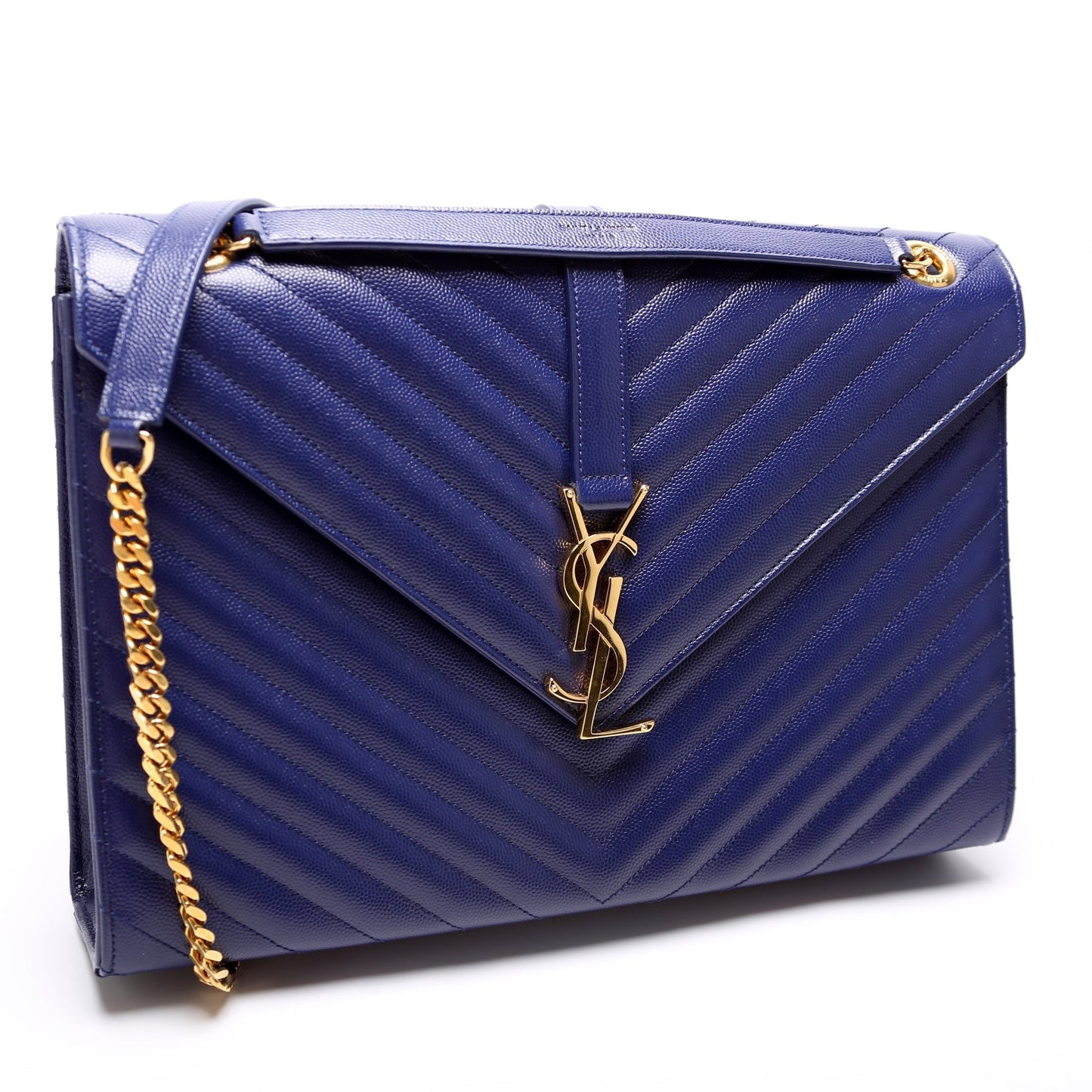 Saint Laurent Envelope Large Chevron 345118 Bag
