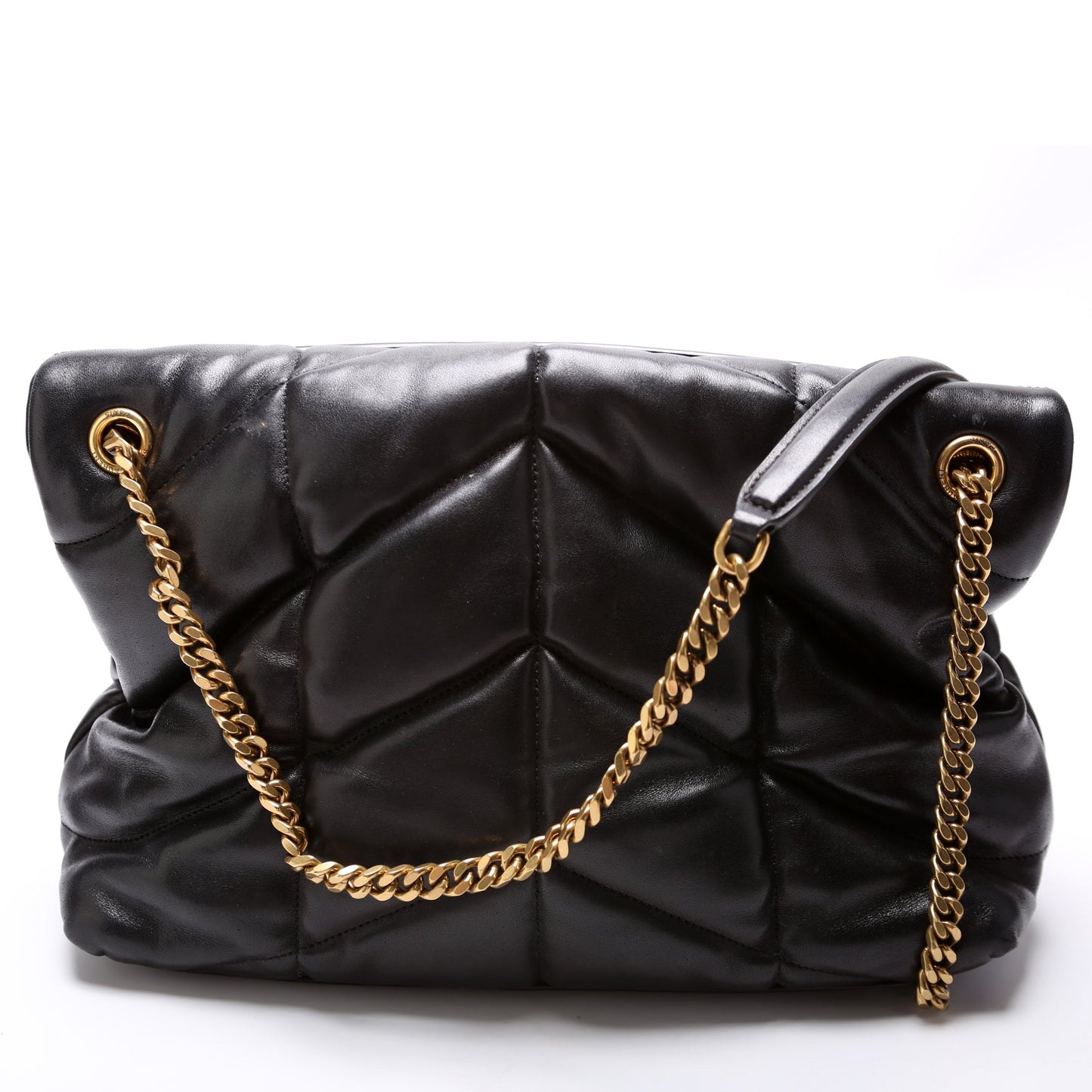 Saint Laurent Puffer Quilted Medium Lambskin 577475 Bag