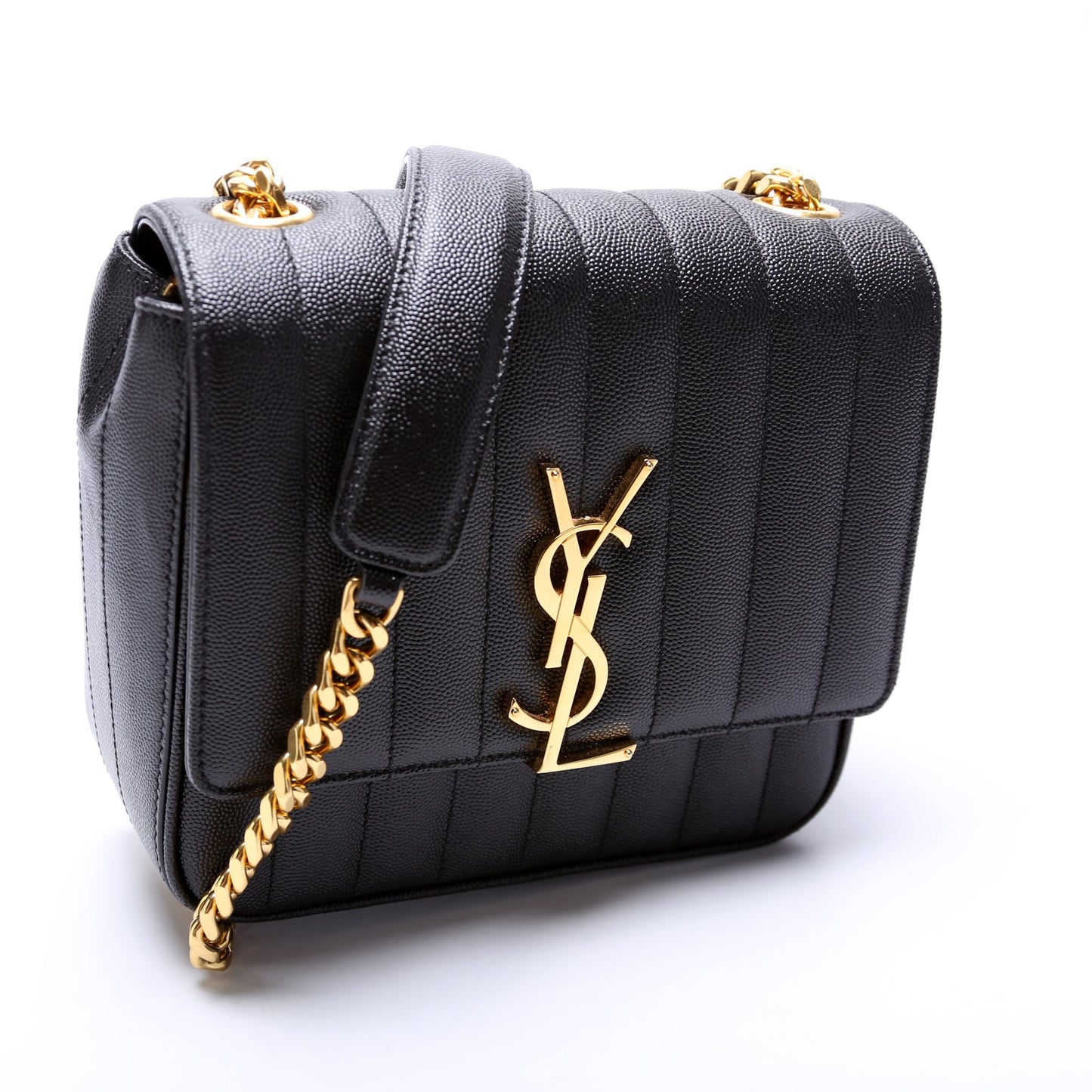 Saint Laurent Vicky Chain Medium Grain De Poudre 532612 Bag