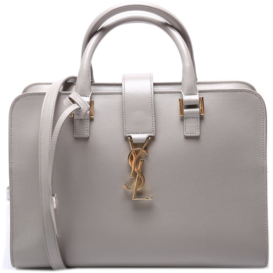 Saint Laurent Cabas Small Smooth Leather Bag