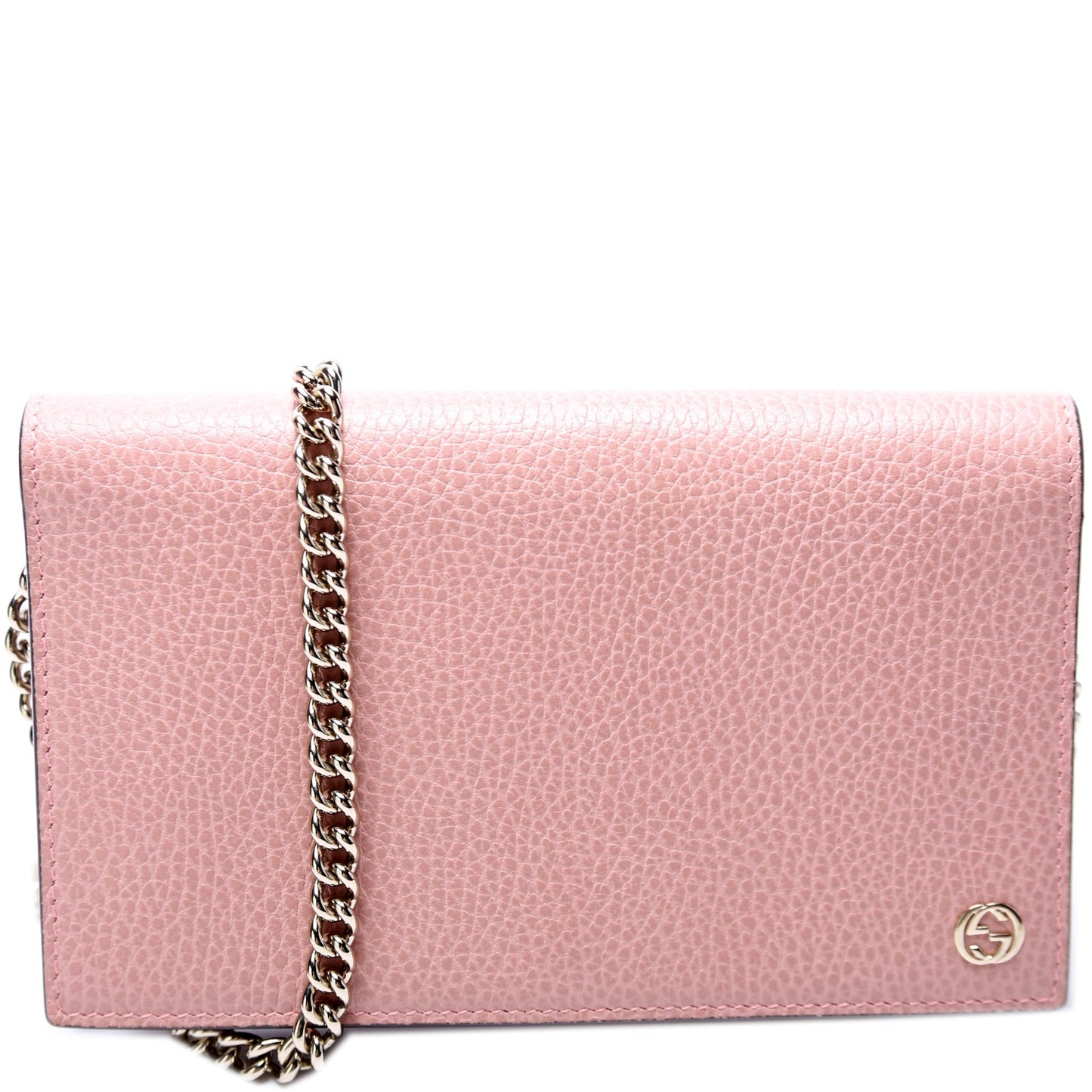 Gucci 466506 Interlocking GG Chain Wallet Bag