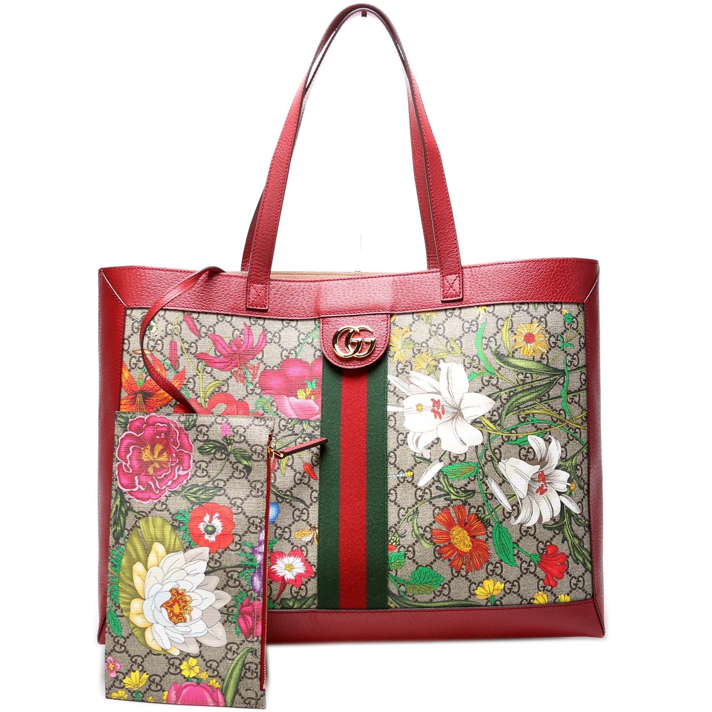 Gucci 547947 Ophidia Soft GG Flora Medium Tote Bag