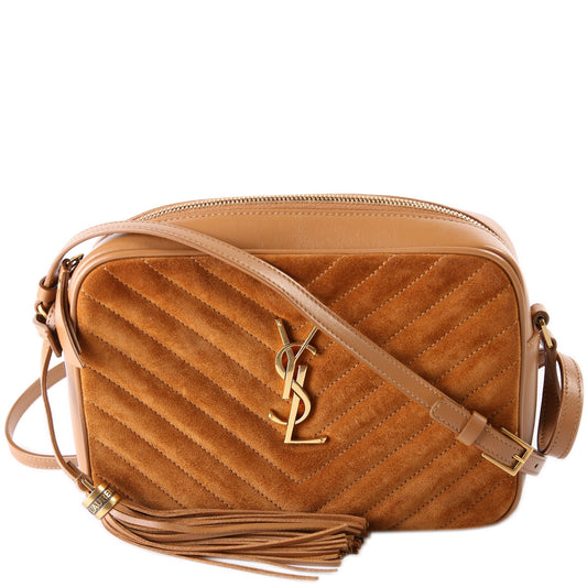 Saint Laurent Lou Camera Suede Bag
