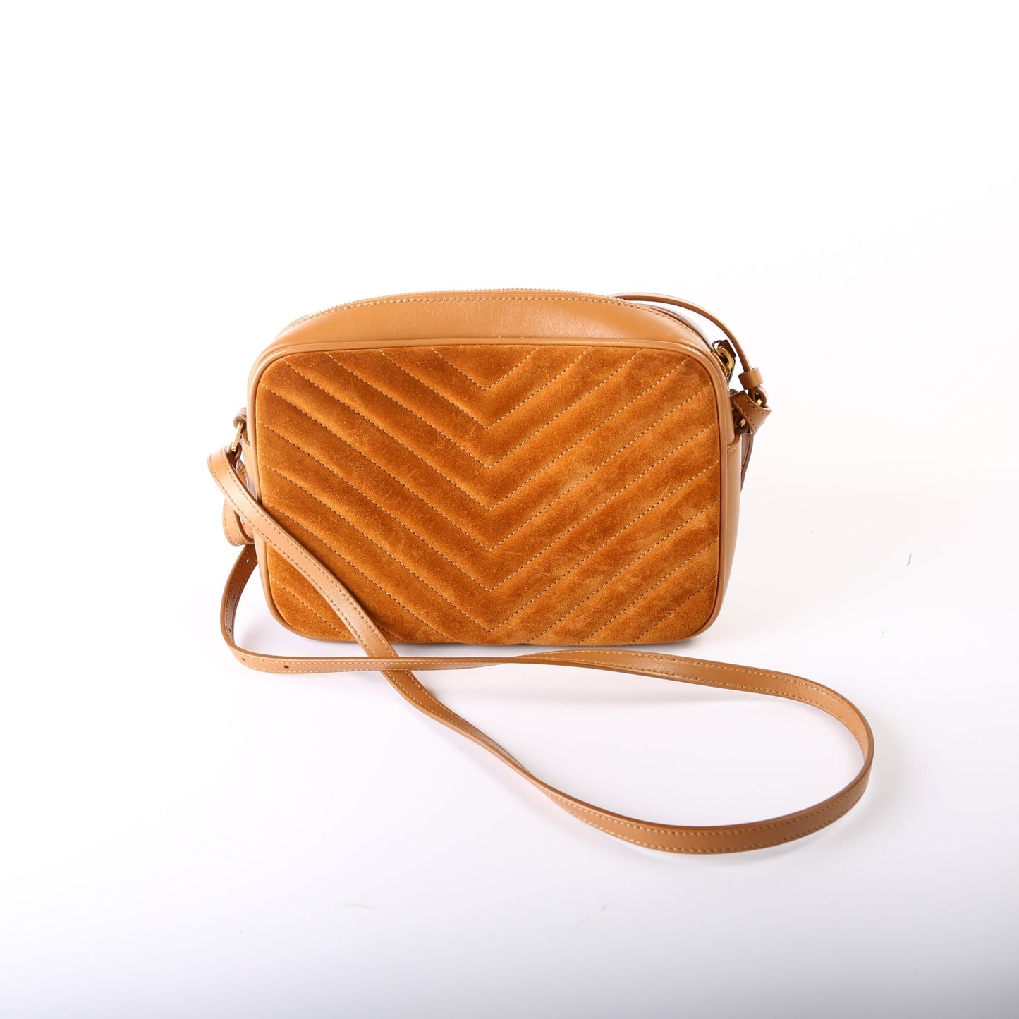 Saint Laurent Lou Camera Suede Bag