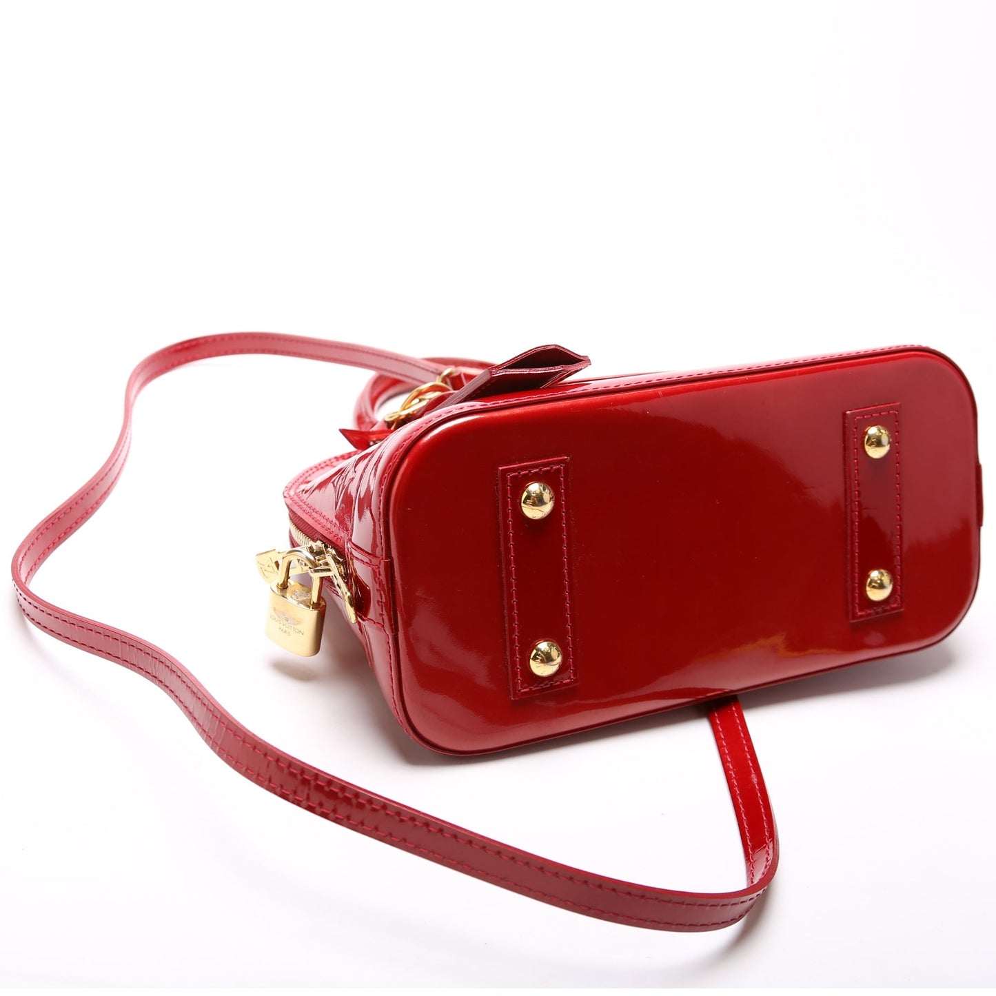 Louis Vuitton Alma BB Vernis Rayures