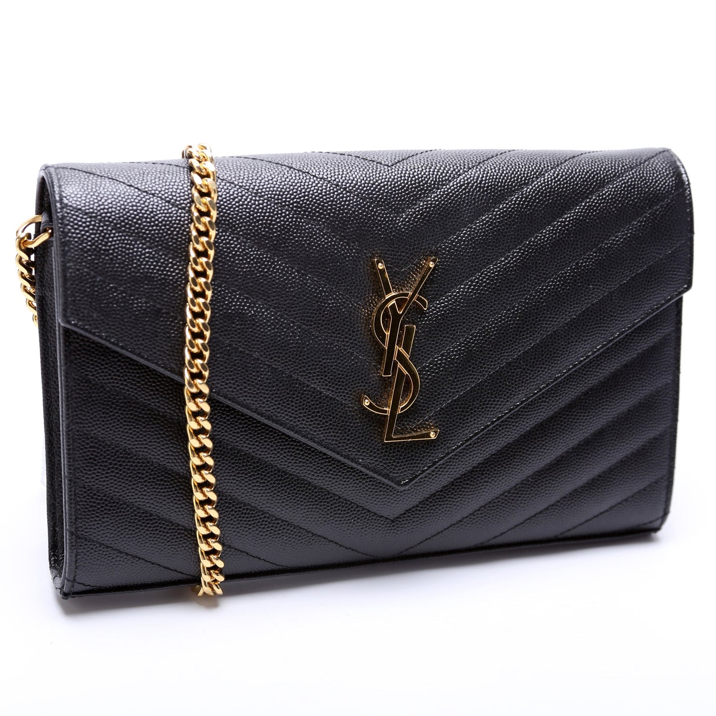 Saint Laurent Grain De Chain Wallet Bag