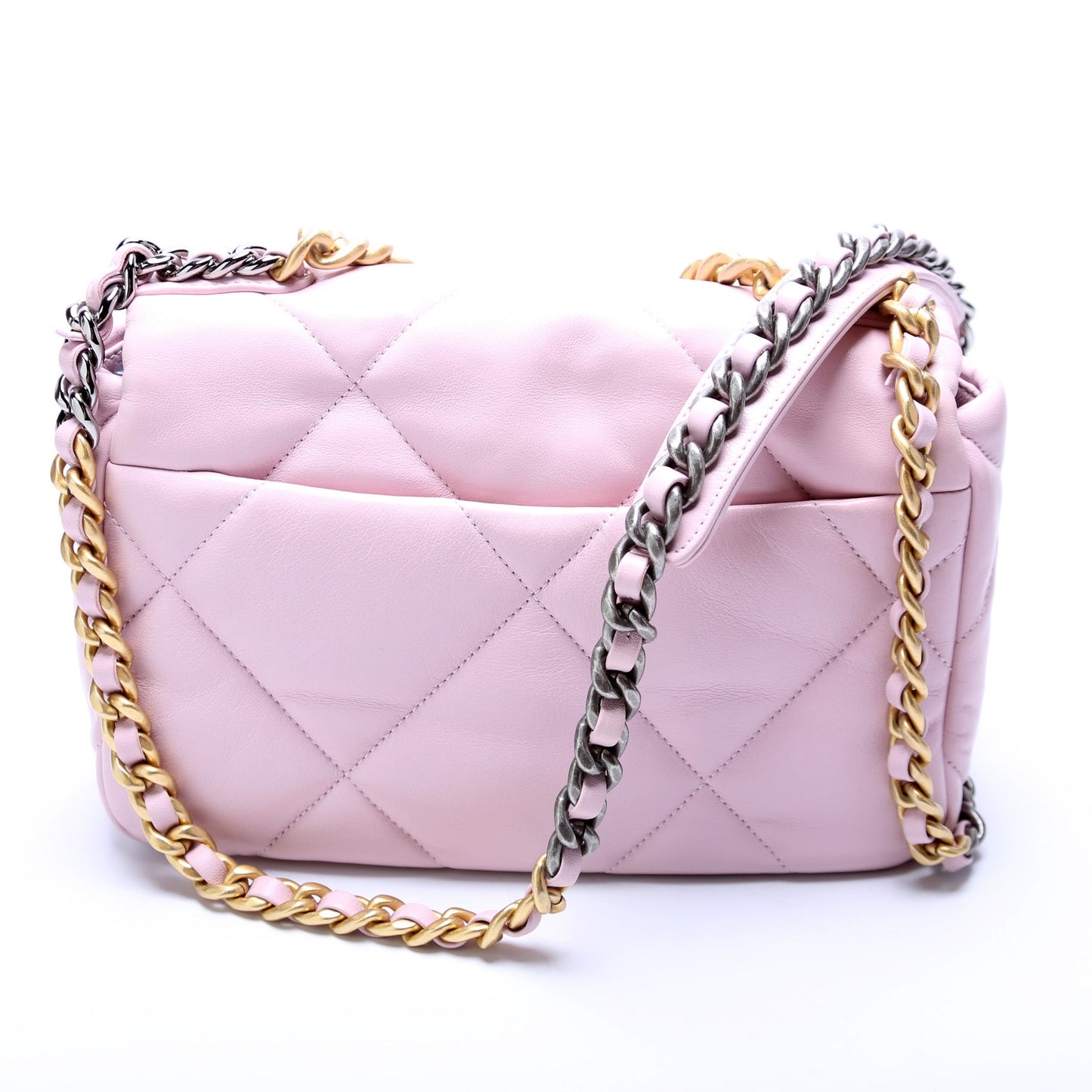 Chanel 19 Medium Flap Quilted Goatskin 31M Bag