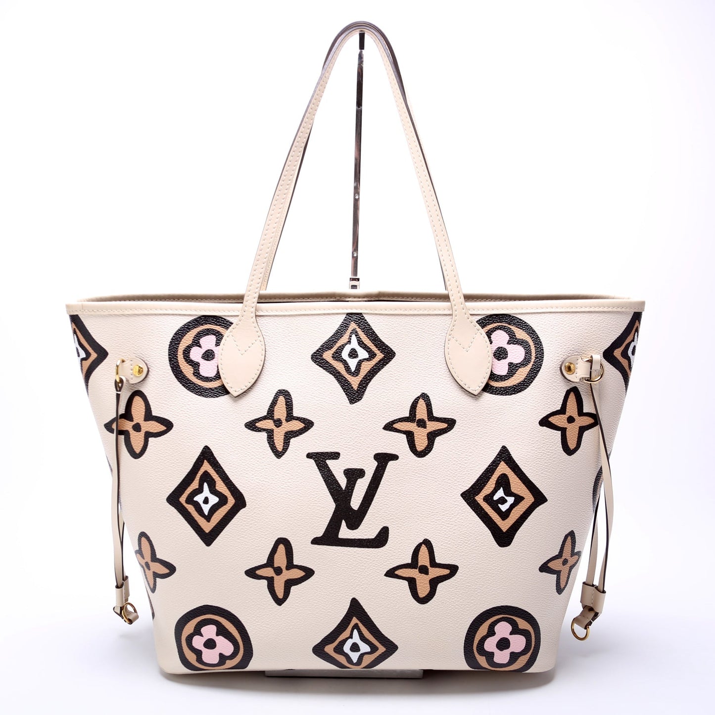 Louis Vuitton Neverfull w/Wallet MM Wild at Heart