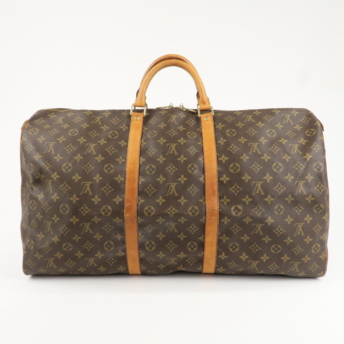 Louis Vuitton Monogram Keep All 60 Boston Bag Brown M41422
