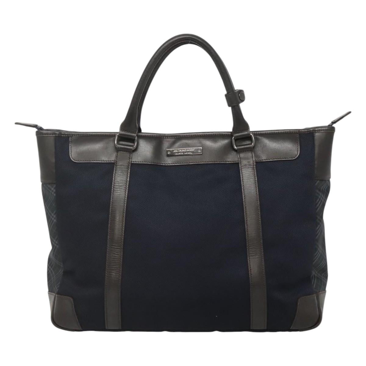 Burberry Navy Nylon Tote Bag ( )