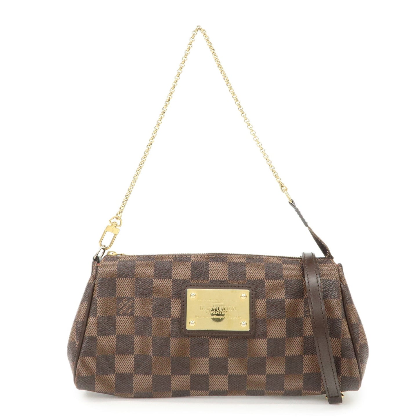 Louis Vuitton Damier Eva 2Way Bag Shoulder Bag Damier Ebene N55213