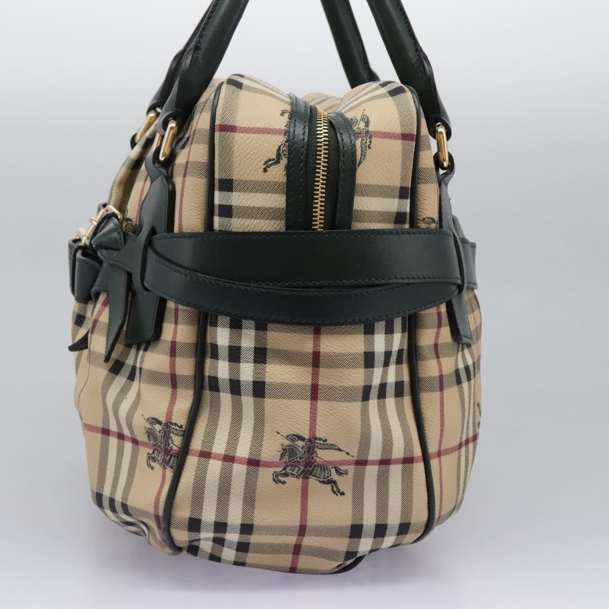 Burberry Nova Check Beige Canvas Handbag ( )