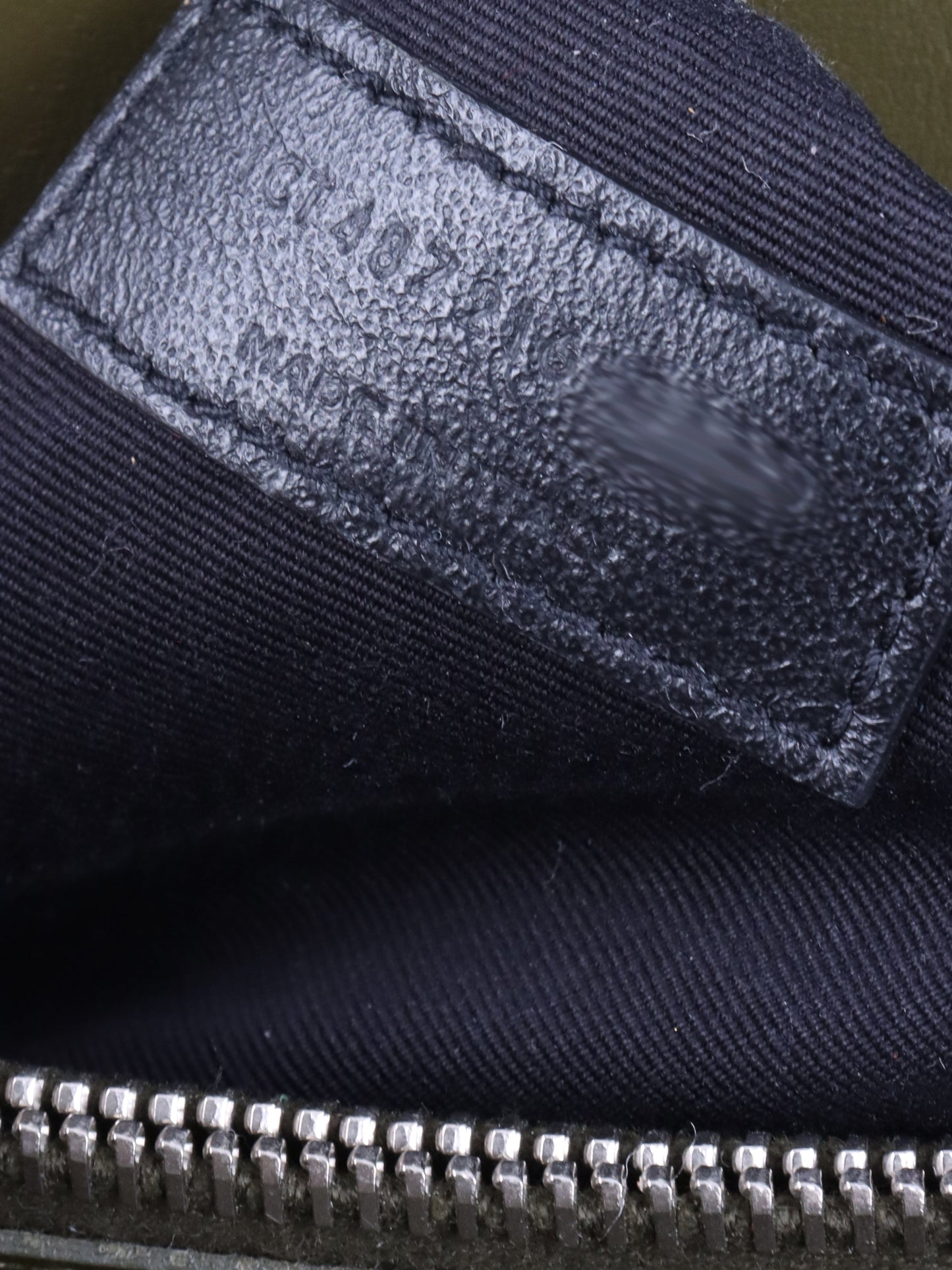 Saint Laurent Khaki Medium Loulou Bag.