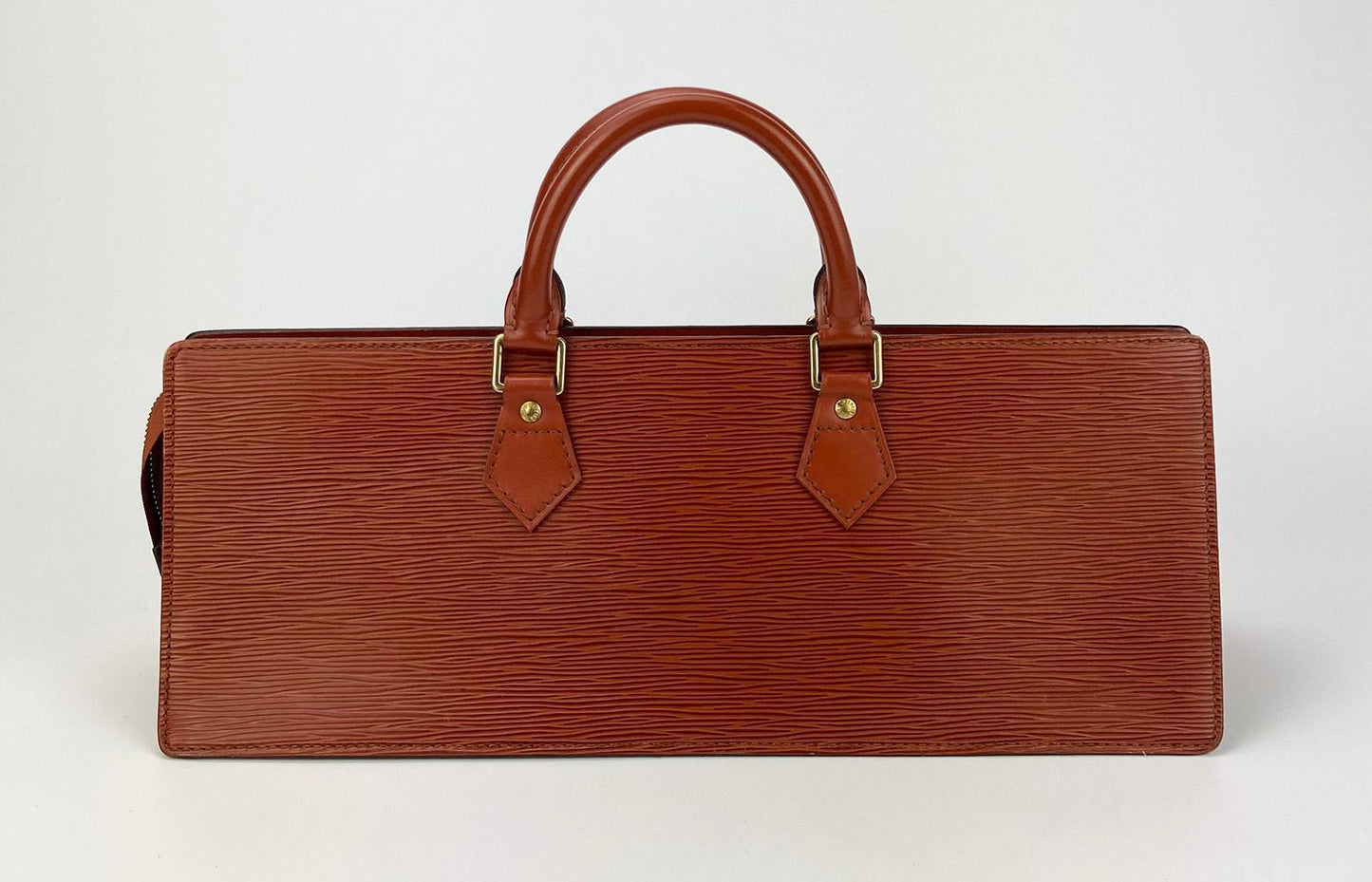LOUIS VUITTON Brown Epi Sac Triangle Bag