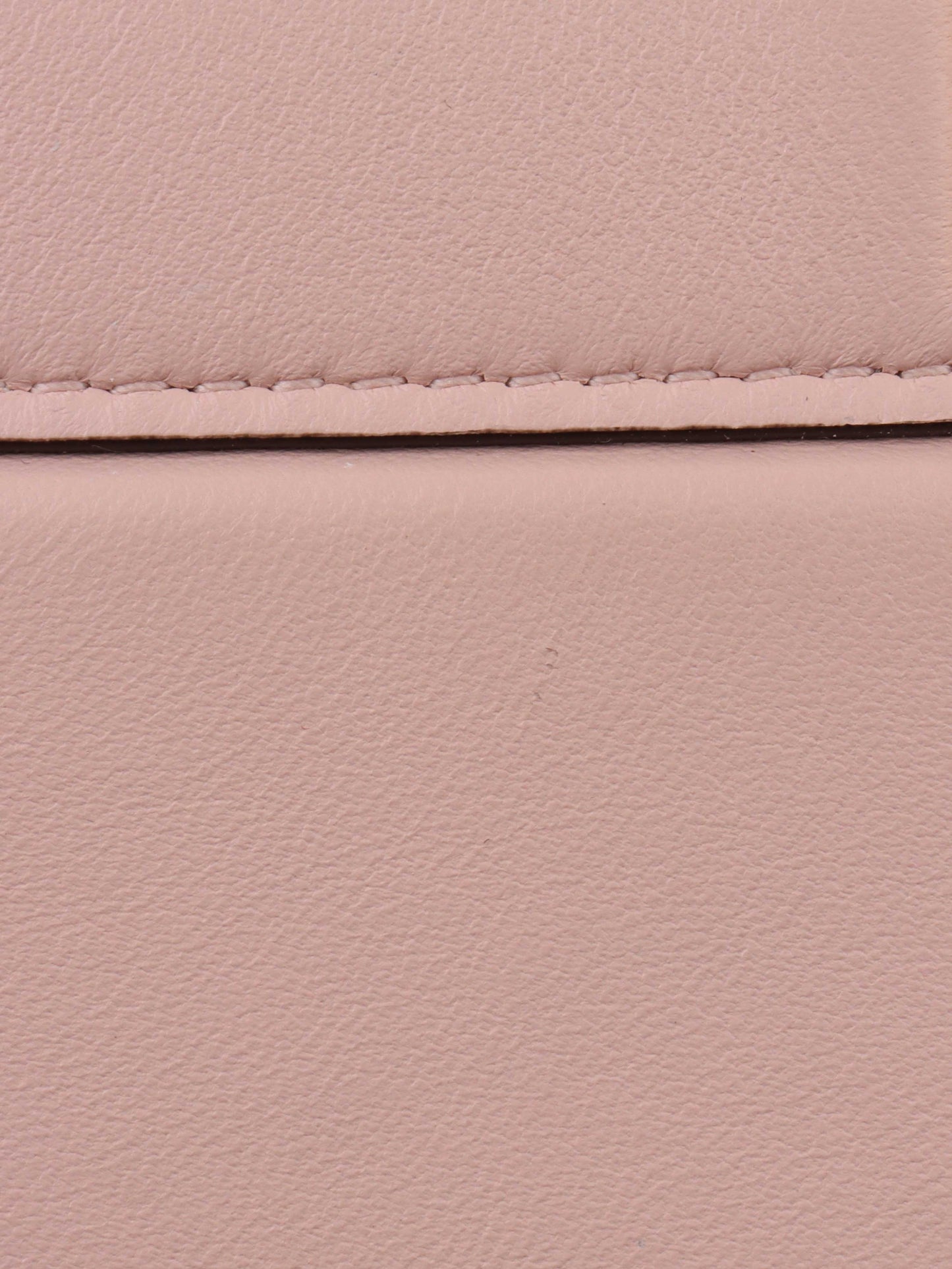Fendi Peekaboo ISeeU Petite Pale Pink Padded Nappa Leather Bag.