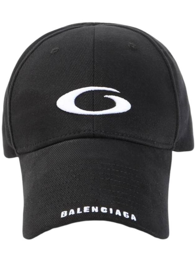 Luxury Balenciaga Trending 2026 Embroidered Icon Logo Ball Cap Black