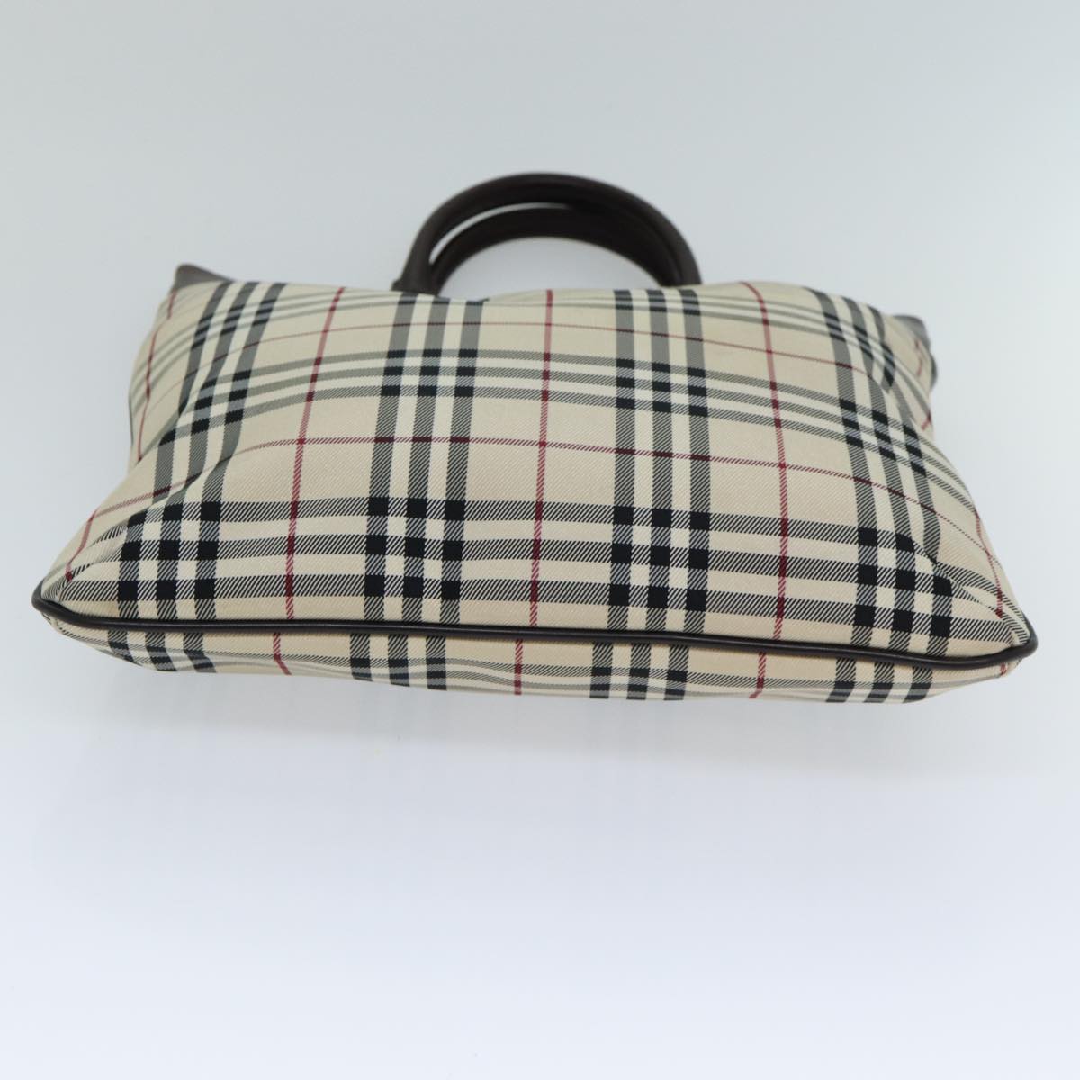 Burberry Nova Check Beige Canvas Handbag ( )