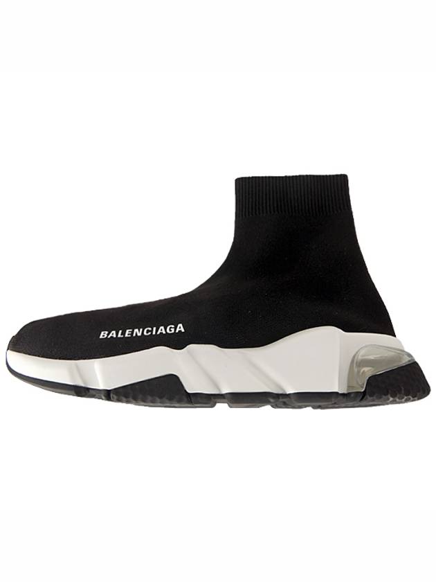 Luxury Balenciaga Trending 2026 Speedrunner Clear Sole High Top Sneakers Black