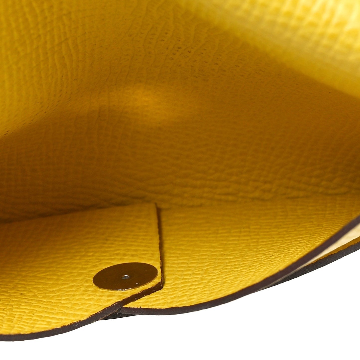Hermes Epsom Calvi Card Case Sun