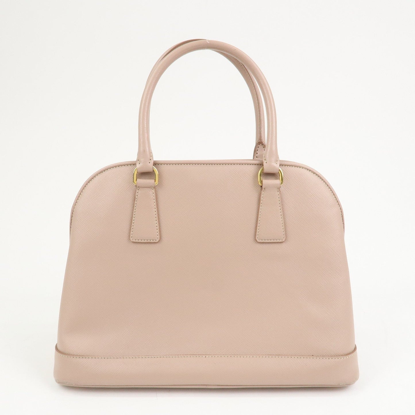 PRADA Triangle Logo Saffiano Leather 2Way Bag Hand Bag Pink BN2567