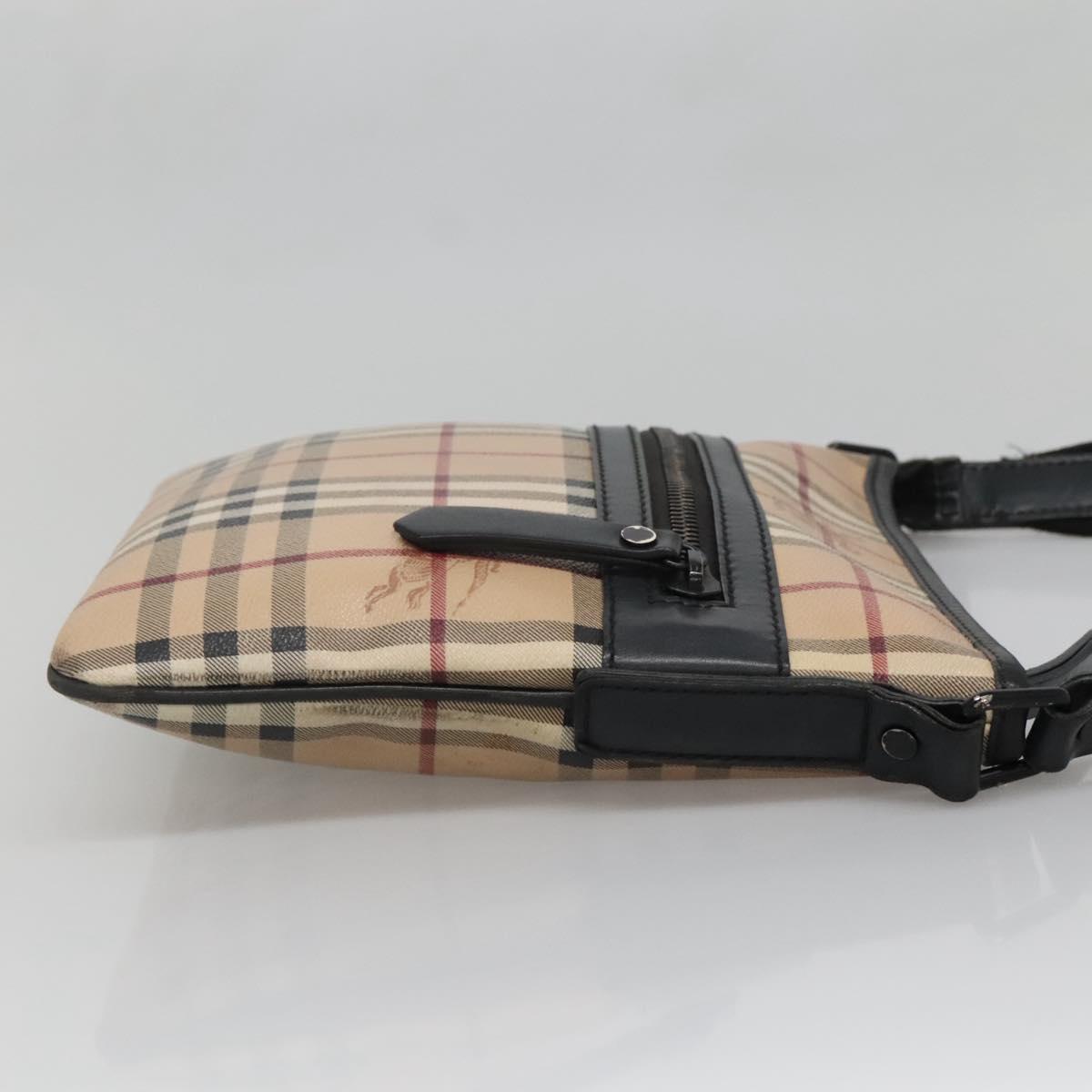 Burberry Nova Check Beige Leather Shoulder Bag ( )