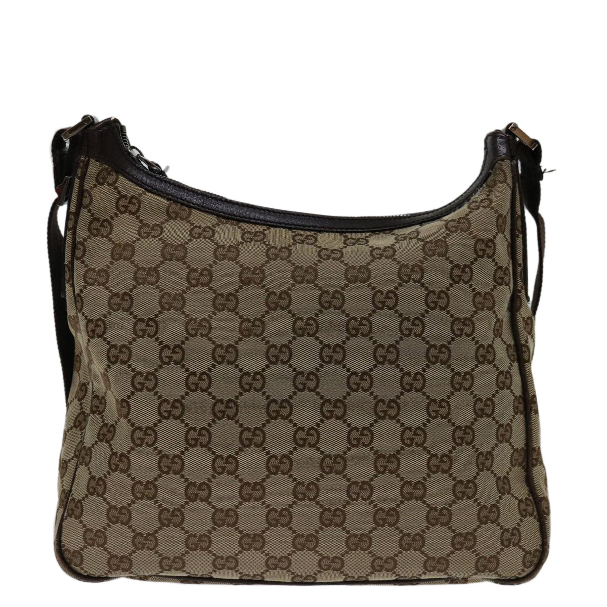 Gucci Gg Canvas Brown Canvas Shoulder Bag ( )