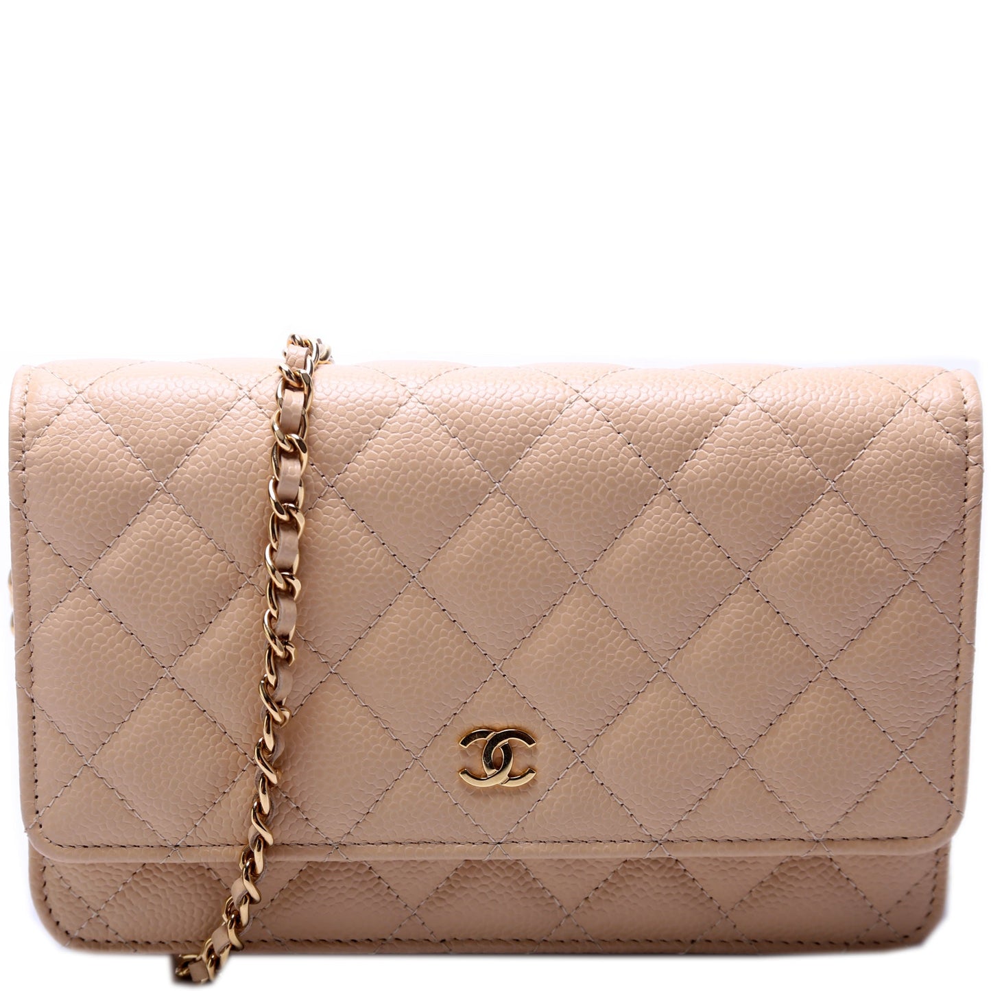 Chanel WOC Classic Quilted Caviar Bag