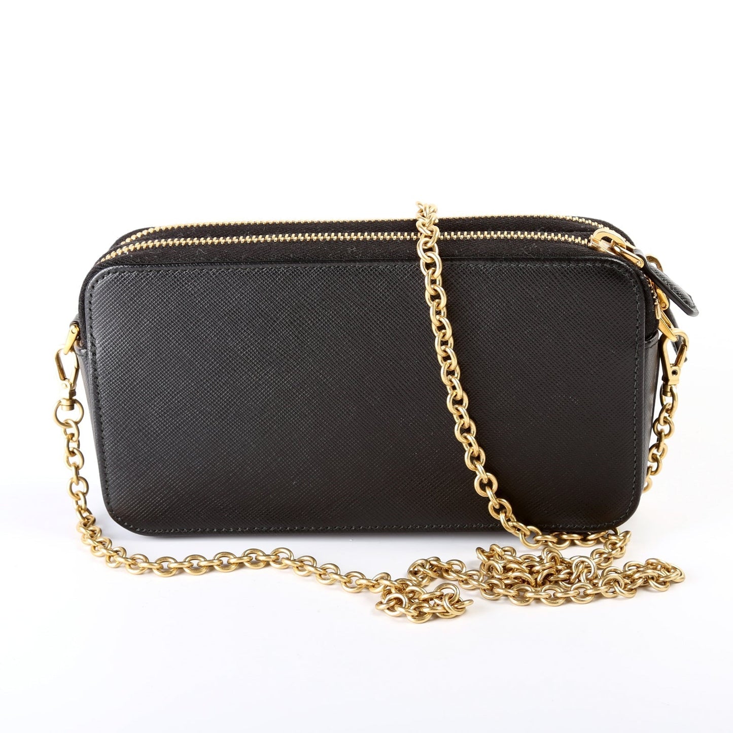 Prada 1DH010 Saffiano Double Zip WOC Bag