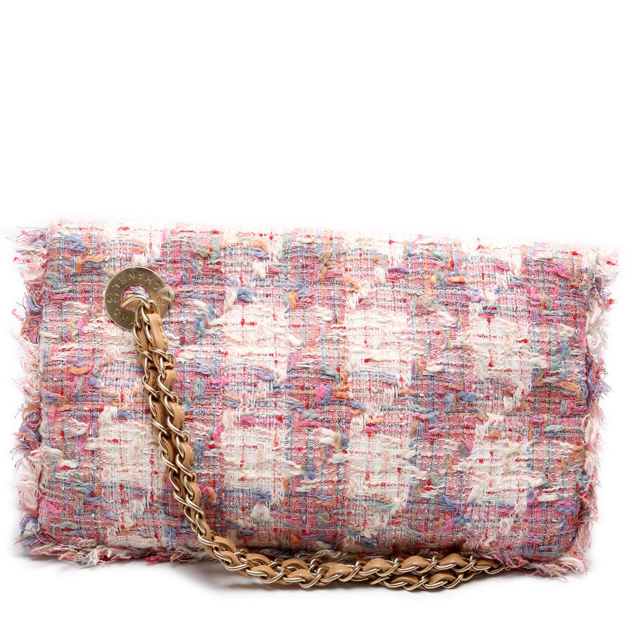 Chanel Reissue Vertical Lock Tweed Flap 8M Bag