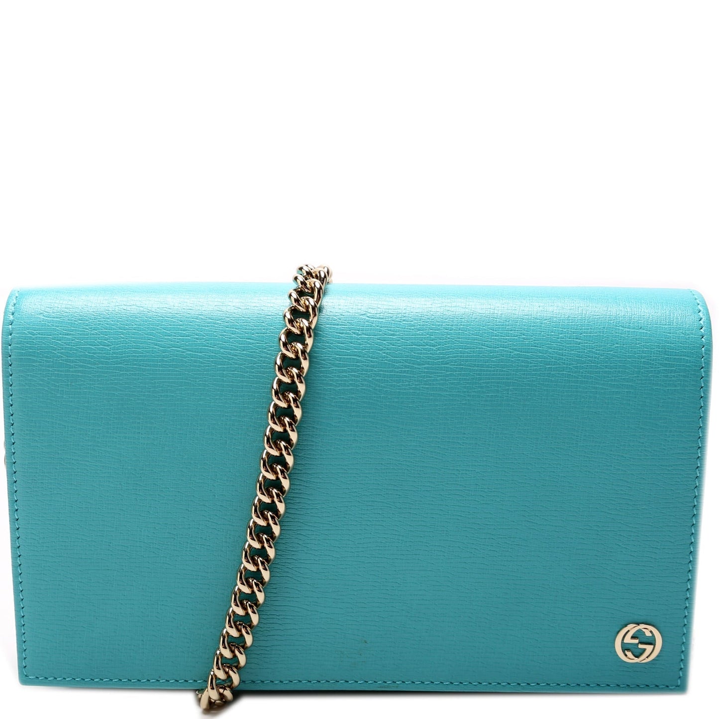 Gucci 354697 Interlocking GG Chain Wallet Bag